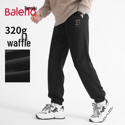 Baleno Men's Waffle Knit Jogger Pants