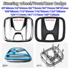 Car Badge Stickers Front Grille Trunk Steering Wheel Logo Rear Trunk Emblem For Civic Fit Jazz Accord CRV HRV City Odyssey