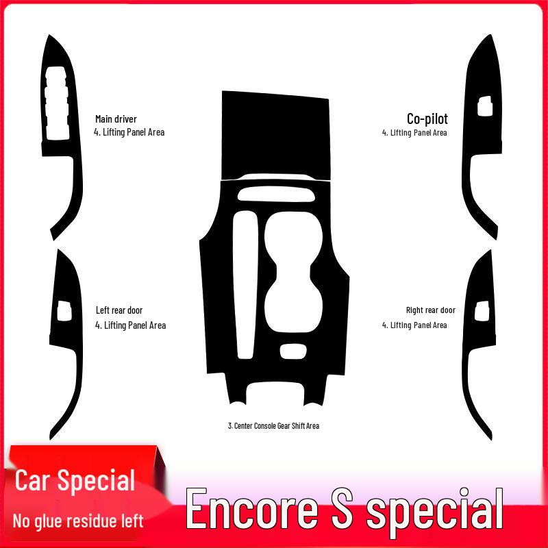 Envision S Interior Stickers: Center Console Gear Shift Film for 20 Models