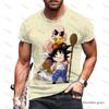 2026 Men's Unisex Anime Dragon Ball Kakarot Tee Goku Vegeta Super Saiyan Oversized TshirtShort Sleeve