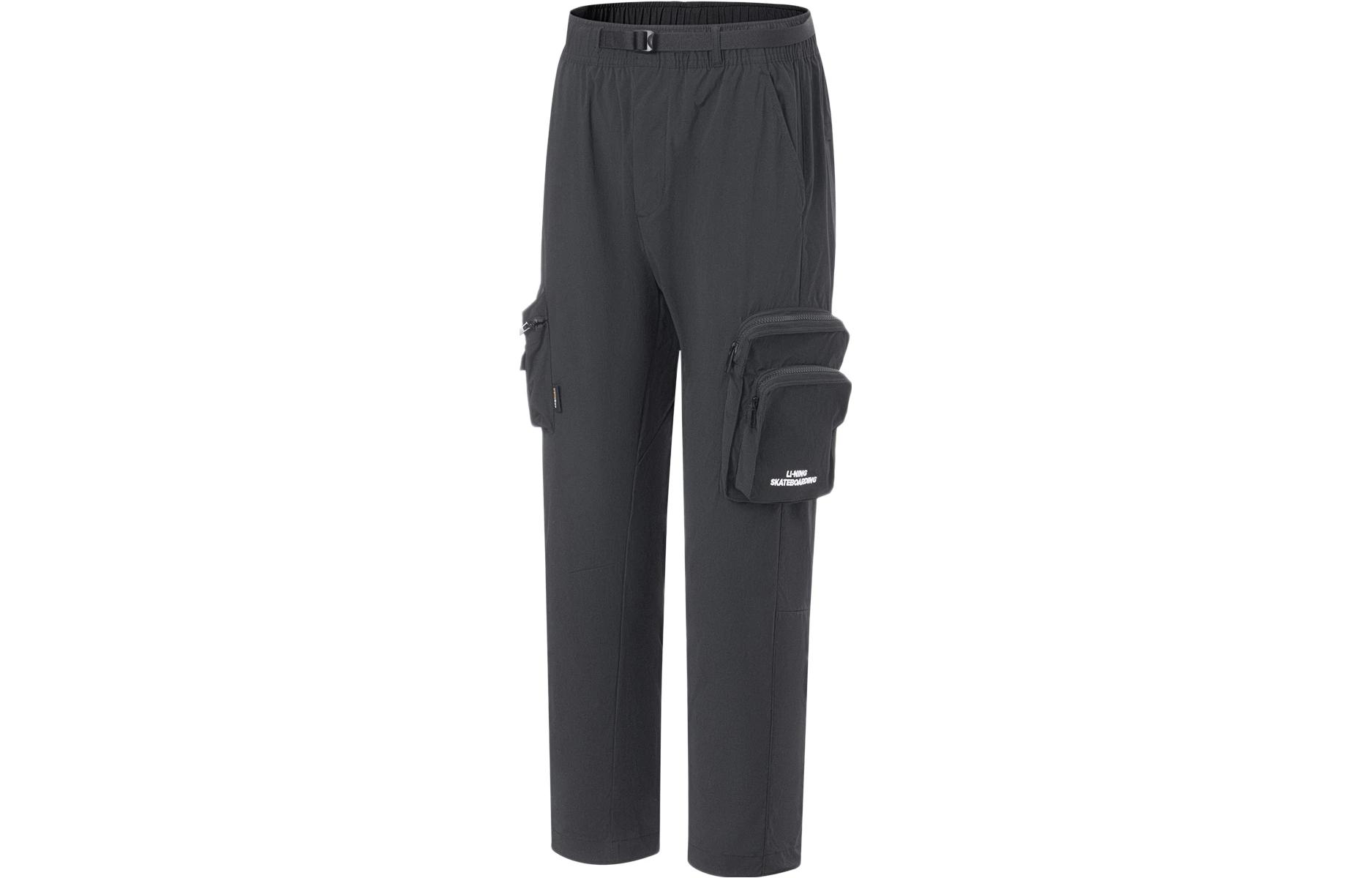 Li Ning Casual Pants Men s Black AKXT075-1 S