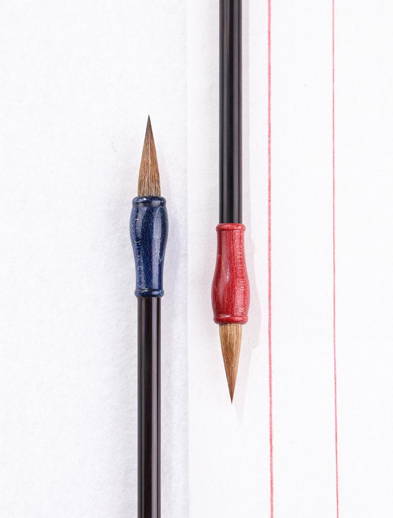 Xuan Chen Kleine Siegelschrift Wolfshaar Pinsel - Professioneller Chinesischer Mal- & Kalligraphiepinsel für Normalschrift & Laufende Schrift.