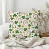 Happy Green St.Patrick'S Day Pillow Case Sofa Living Room Bedroom Headboard Backrest Square Cushion Nap Time