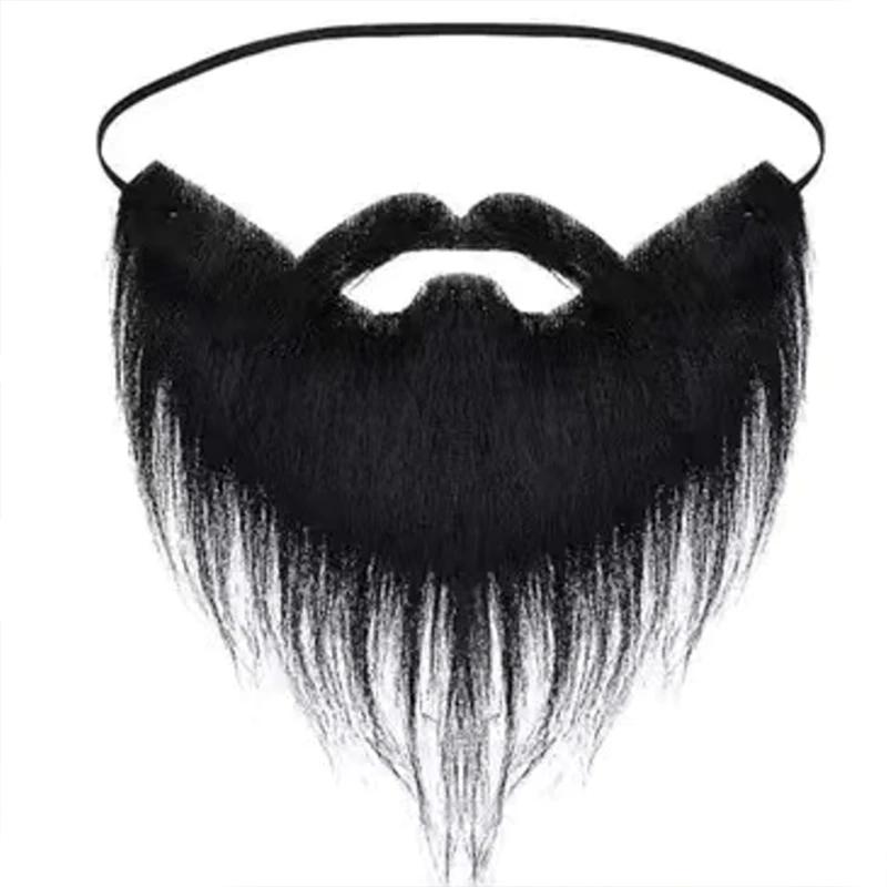

Fake Beards Costume Beard Old Man Mustache Costume Halloween Funny Beard Hair Accessories for Cosplay Party