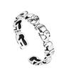 Jixiang Ruyi Attracts Good Luck Index Finger Ring Female Thai Style Fashion Personalized Design Retro Elephant Opening Ring