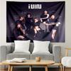 1PC Kpop Idle Group Dynasty Quick-Dry Tapestry, Unique Design Tapestry, Suitable for Bedroom,Livingroom, Playroom,Heartwarming Holiday Gifts
