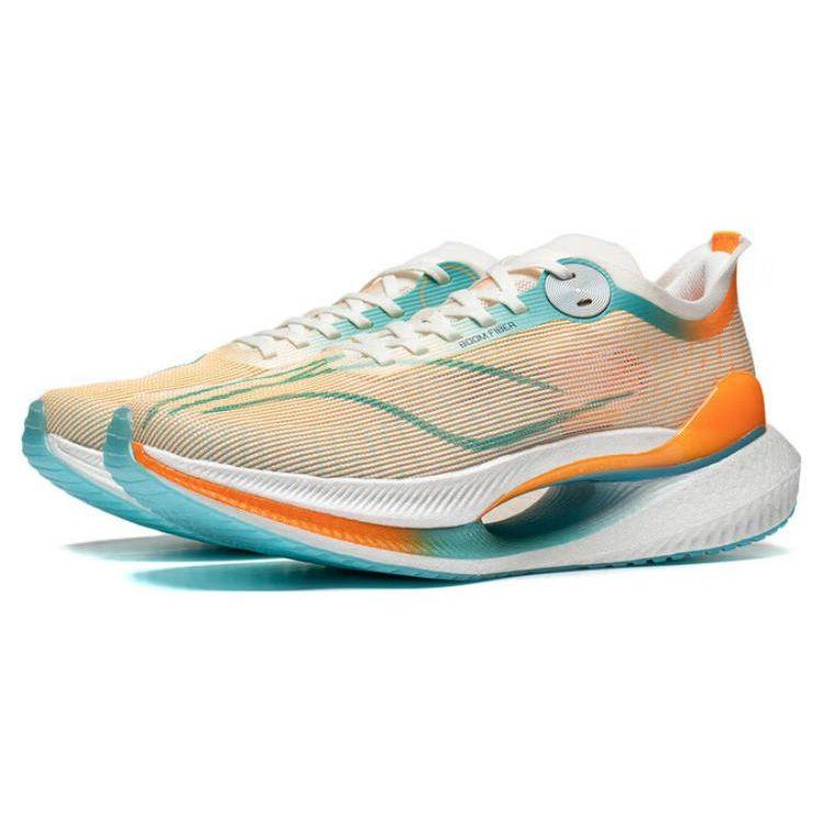 Li Ning Absolute Shadow 2 Essential Cushioning Low-Top Running Shoes Men Running Shoes Yellow Green ARRT005-2