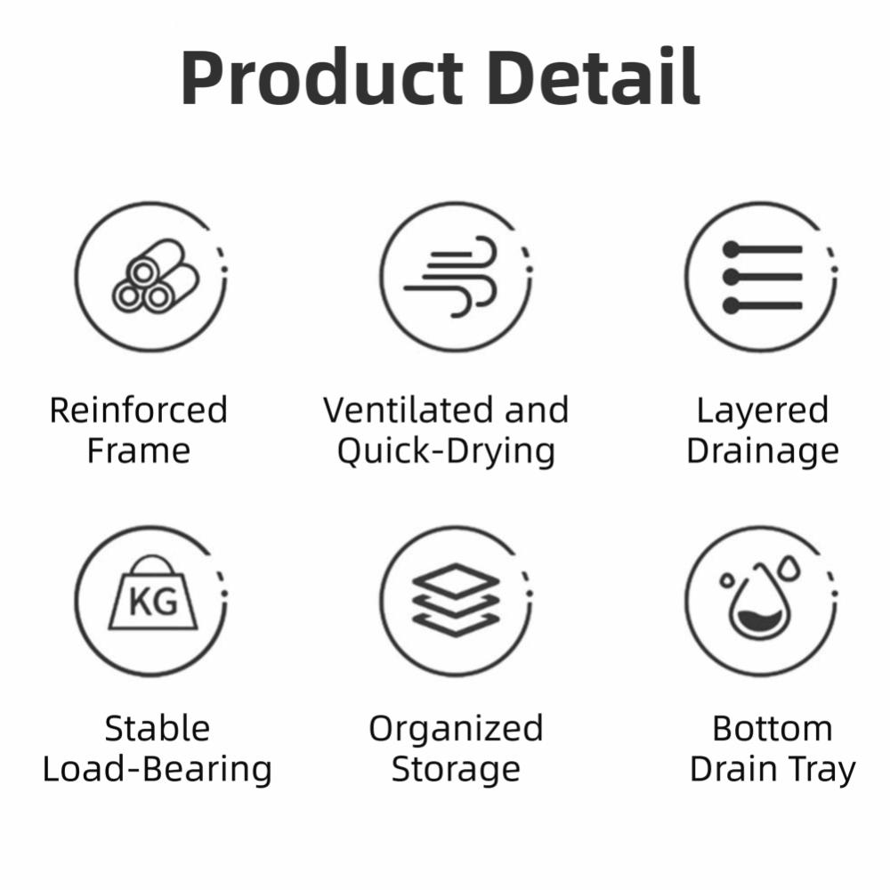 Multi-Layered Dish Rag Holder Household Necklace Display Stand Kitchen Rag Rack  Desktop Display