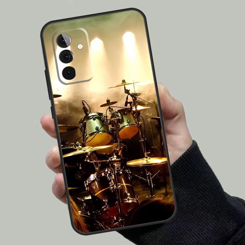 Musical Instrument Drum Case For Samsung Galaxy A06 A16 A26 A36 A56 A53 A32 A52 A33 A13 A55 A35 A15 A14 A34 A54 A17
