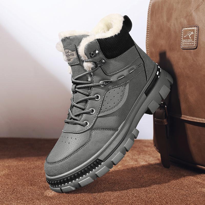 Мужская амортизирующая противоскользящая износостойкая модная хлопковая обувь со средним — фото 10