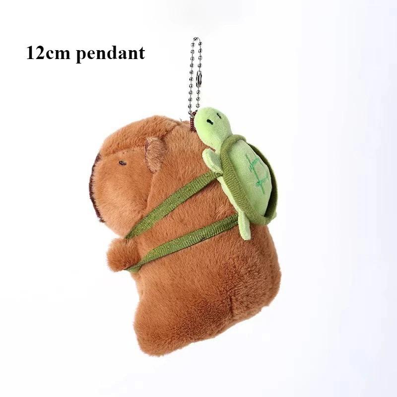 Capybara Plush Pillow Cute Stuffed Animals Toy Capibara Plush Keychain Pendant Kapibala Soft Doll Home Decor Christmas Gift