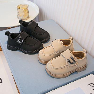 2025 Autumn Fashion Kids' British Style Leather Loafers - Versatile Korean-Inspired Shoes for Boys and Girls