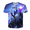 Men Women Gaming T-Shirt With 3D Digital Print Character Design Casual Short Sleeve Tee