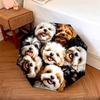 1 PC Automatic Folding Umbrella - Cute Shih Tzu Pattern, Portable & Foldable Design with 8 Ribs, Christmas Birthday Gifts