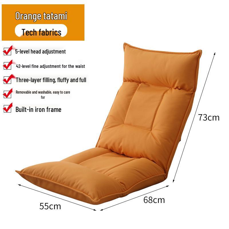 Convertible Balcony Tatami Recliner Chair – Dormitory Sofa Bed for Relaxation