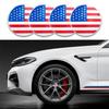 Car Rim Center Cover Decoration, Flag Wheel Center Cover - 4 Pcs Vista Car