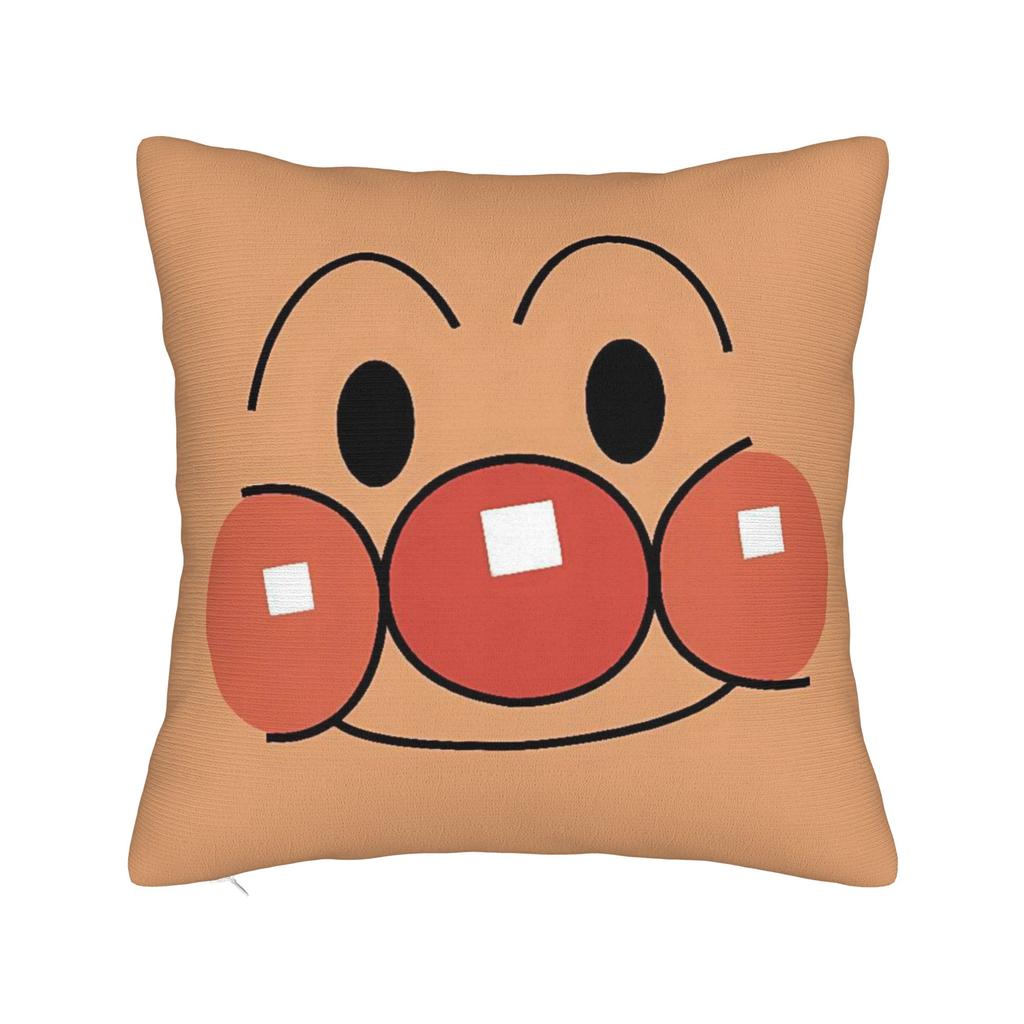 Anime Anpanman Pillow Cover  Design Cushion Cover Morden Pillow Case For Sofa Bedroom Home Decor