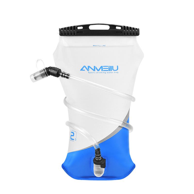 Large Capacity Foldable Outdoor Water Storage Backpack for Sports & Cycling 2L Capacity синий