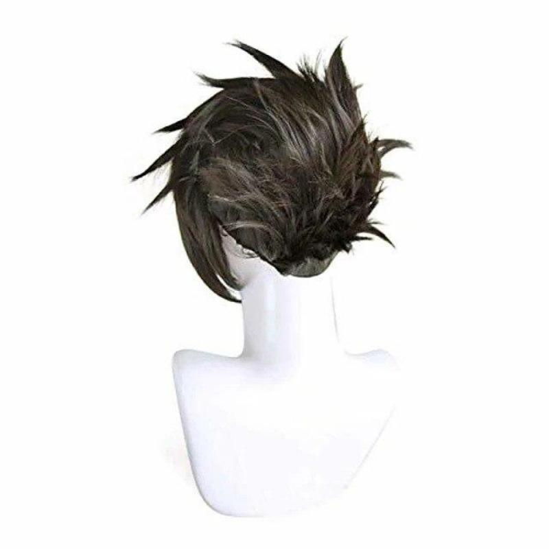 Anime Yakusoku no Neverland The Promised Neverland Ray Short Μαύρη περούκα Cosplay Ανθεκτικές στη θερμότητα συνθετικές περούκες μαλλιών