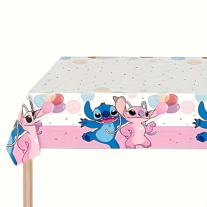 Disney Stitch Cartoon Tablecloth Great Gift for New Year, Holiday Decoration, Birthday Party Catering