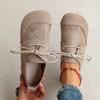 Fashion Comfortable Soft Bottom Round Head Women's Flat Shoes with Rope Decoration Solid Color Casual Breathable and Not Easy To Slip