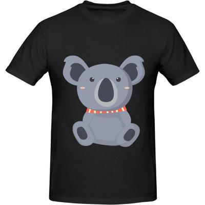 Süßes Koala T-Shirt Baumwolle Kurzarm für Herren Damen T-Shirt(2)