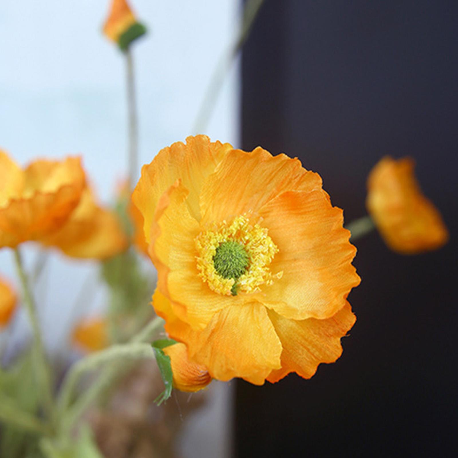 

Имитация 4 головки Искусственные цветы Флок Искусственные для украшения дома гостиной Type 10