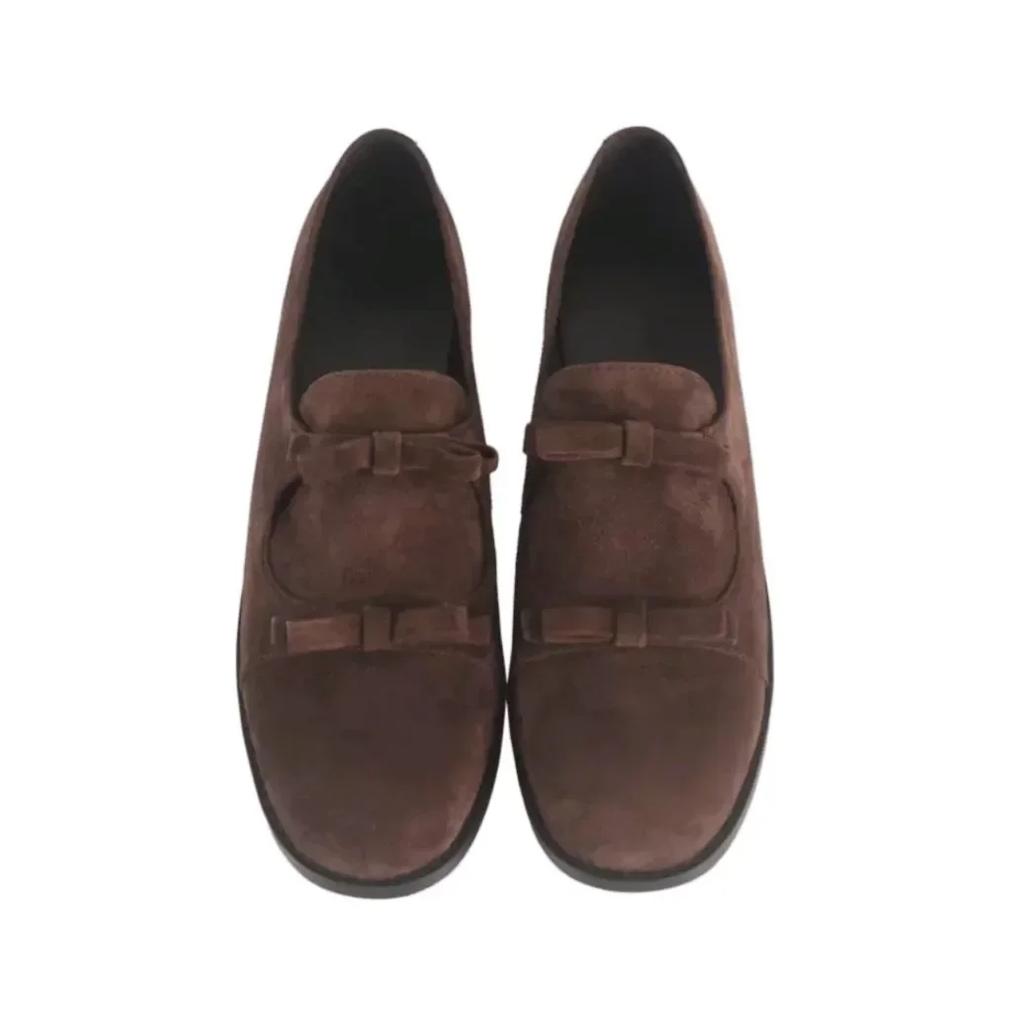 Mode Hohe Qualität Lackleder Schleife Designer Schuhe für Damen 2025 Frühling Quadratischer Absatz Runde Zehen Mary Jane Schuhe Luxus Pantoletten Slipper