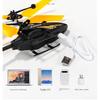 Rc Aircraft Remote Control Helicopter 2 Channel Gesture Control Suspension Helicopter Aircraft Model Toy with Light Toy for Boys
