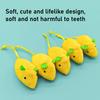 5Pcs Lemon Mouse Cat Toys Catnip Filled Cute Mouse Plush Cat Chew Toy Kitten