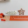 5Pcs Milk Coffee Color Polka Dot Children's Hairpins BB Clip Baby Girls Bangs Hairpin Hair Clips Kids Headwear Hair Accessories