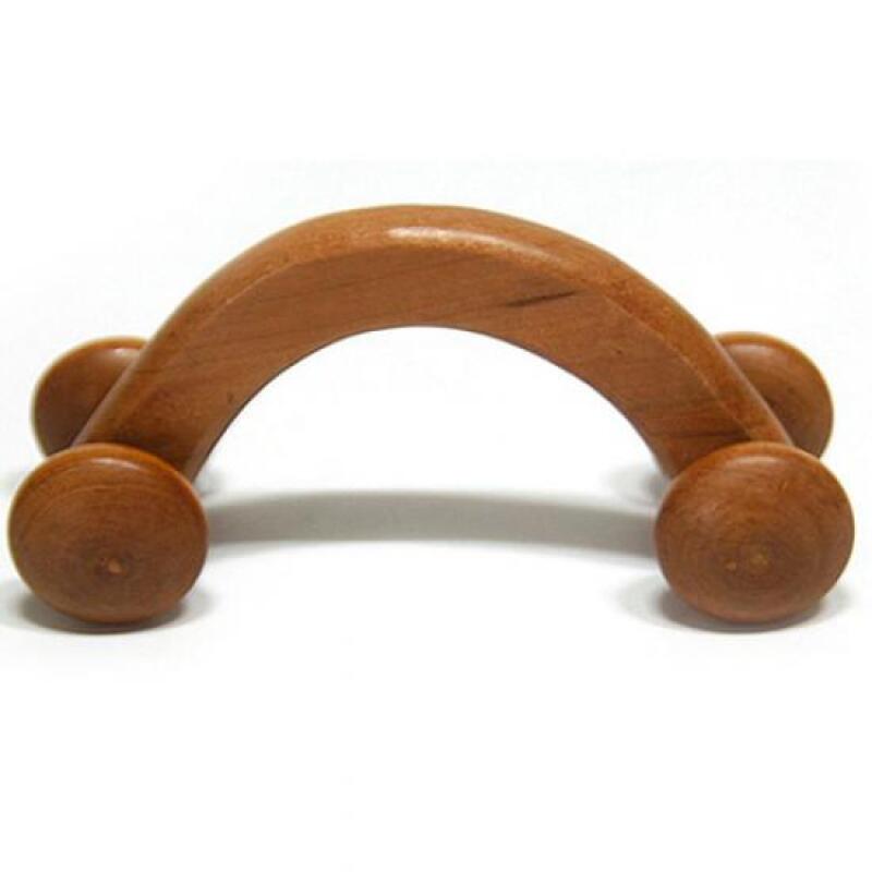 1 basic wood wheel massager