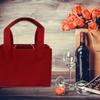 Wine Bottle Carrier Felt Wine Bag Excellent Protection