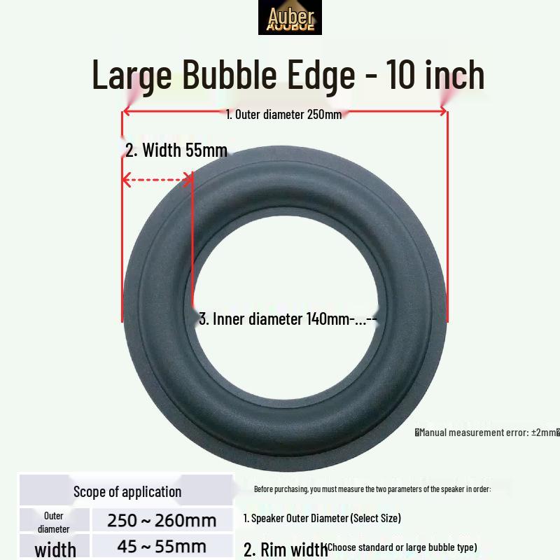 JBL Speaker Repair Foam Surround: Replacement Edge for 3/4/6/6.5/8/10/12 Inch Folding Ring