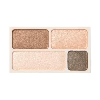 MUJI Lidschatten Gold OAP57A4S 4-Farben-Set, Braun, 4,5 g,