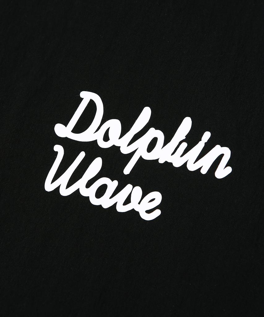 DOLPHIN WAVE APPAREL [Set] Dolphin Stretch Woven Short Sleeve T-Shirt & Shorts Black