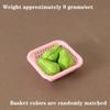 Dollhouse Simulation Vegetable Basket Set Dollhouse Decoration Mini Play Toys Kitchen Life Scene Model Accessories Props