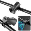 Cycling Horn 120dB Warning Safety Bell Loud Bicycle Handlebar Alarm Ring Bell Rechargeable for Mountain Bike Road Bike Scooters