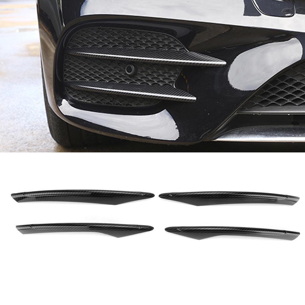4pcs Front Fog Light Molding Trims Replacement for   E Class W213 E200 E300 2021