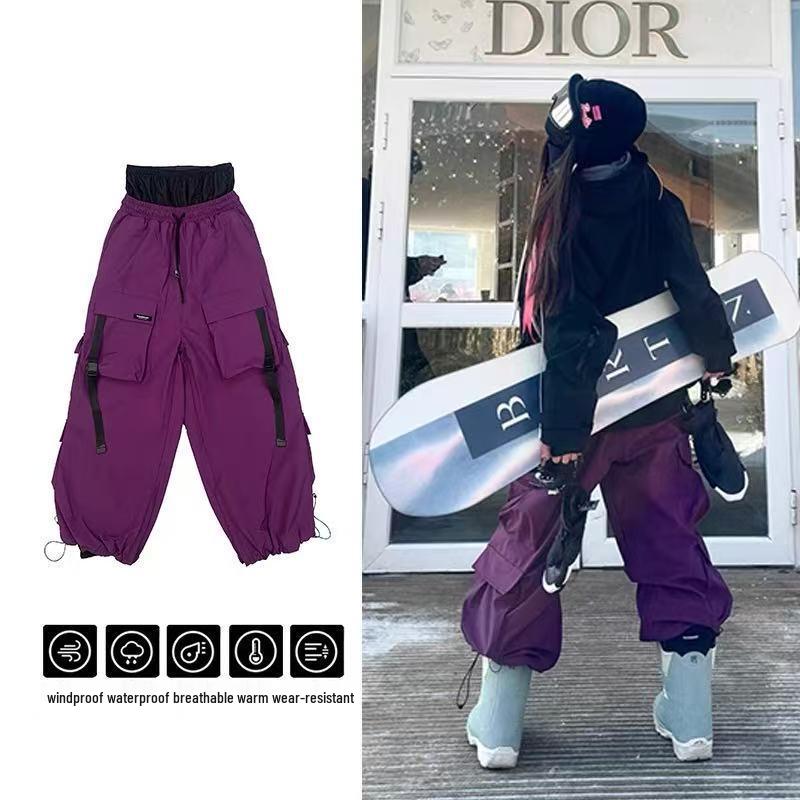 Unisex American Ski Suit: Waterproof & Warm Snowboard/Mountaineering Pants