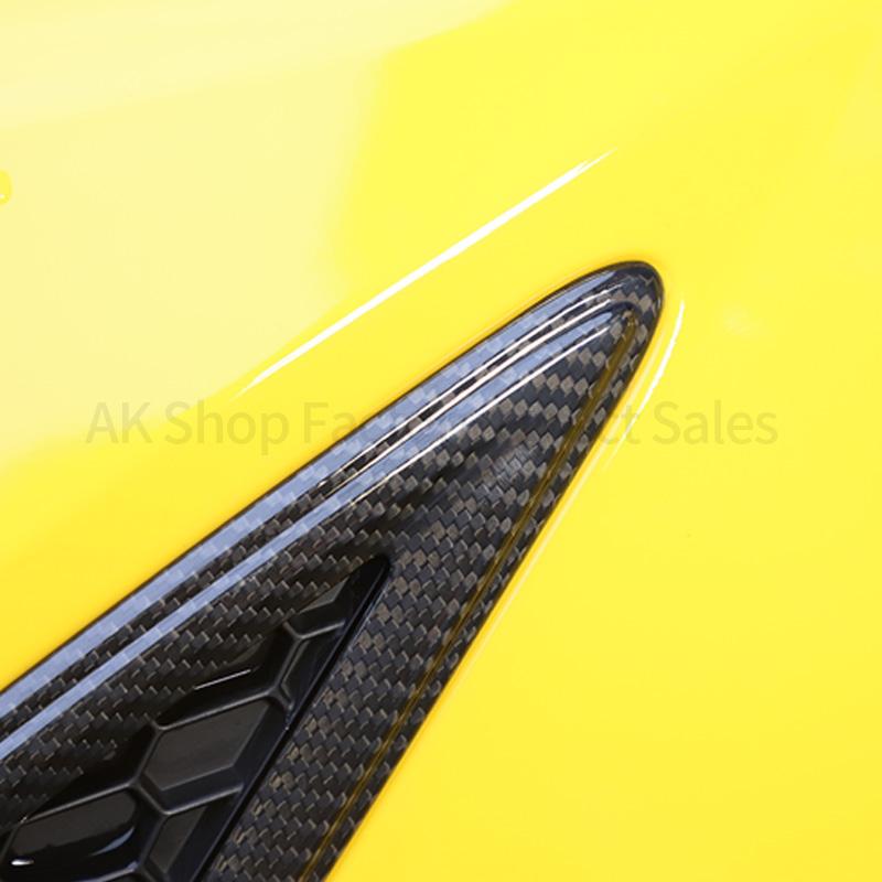 LHD/RHD Real Carbon Fiber For Lamborghini URUS 2018-2025 Car Side Body Fender Vent Cover Protective Trim Exterior Accessories