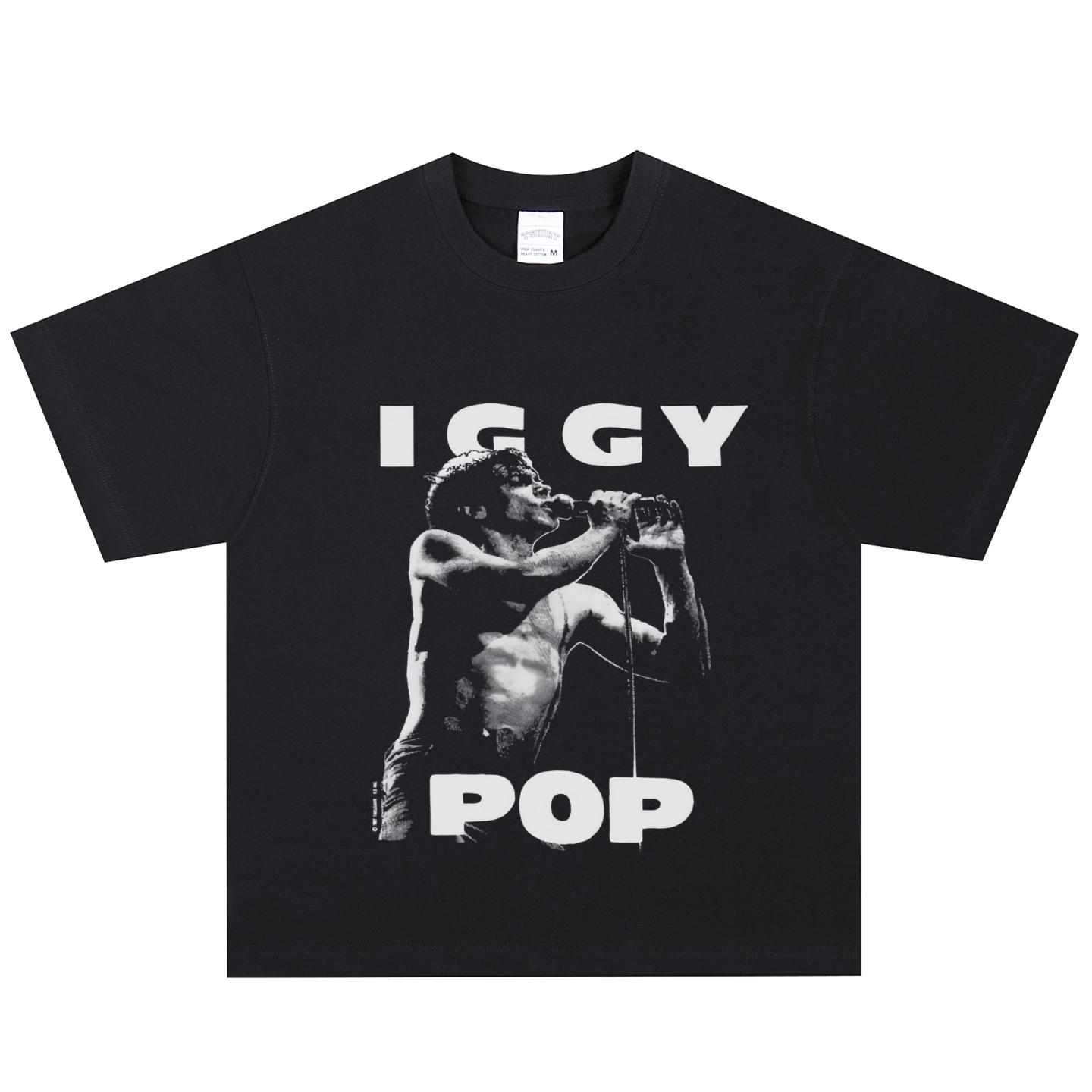 Футболка Iggy Pop, Мягкая ткань, Повседневная L