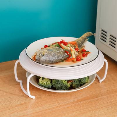 Microwave Tray Multi-layer Stacked Anti-deformed Easy To Clean Cooking PP Foldable Design Steam Holder Home Supplies