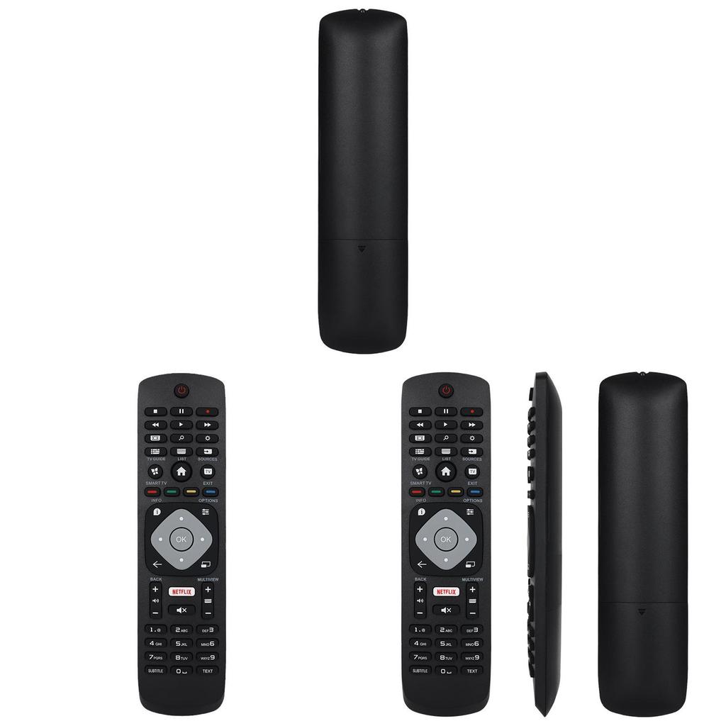 Infrarot-Fernbedienung für Philips TV mit langlebiger schwarzer Oberfläche und einfacher Bedienung