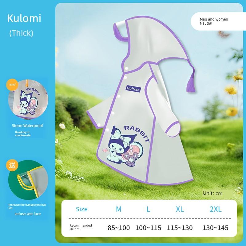 Baby Girl Children's Raincoat for School Kids