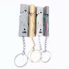 Aluminum Dual-Frequency Survival Whistle - Loud Sound, Double Tube for Outdoor Use