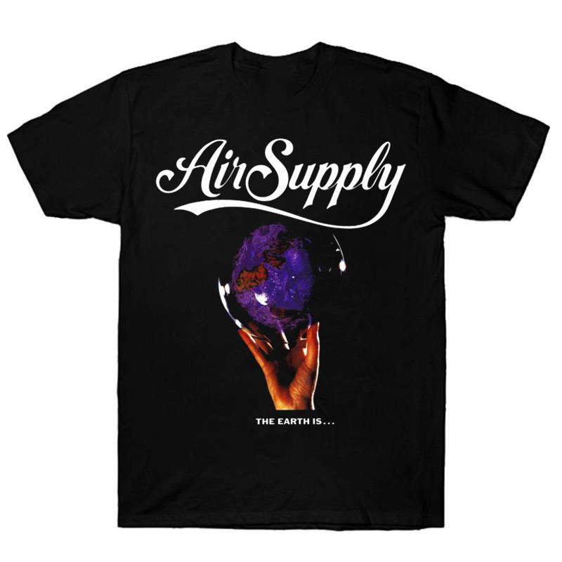 The Earth Is Air Supply Black Men Unisex S234XL Short Sleeve Shirt C079 Unisex T-Shirt L