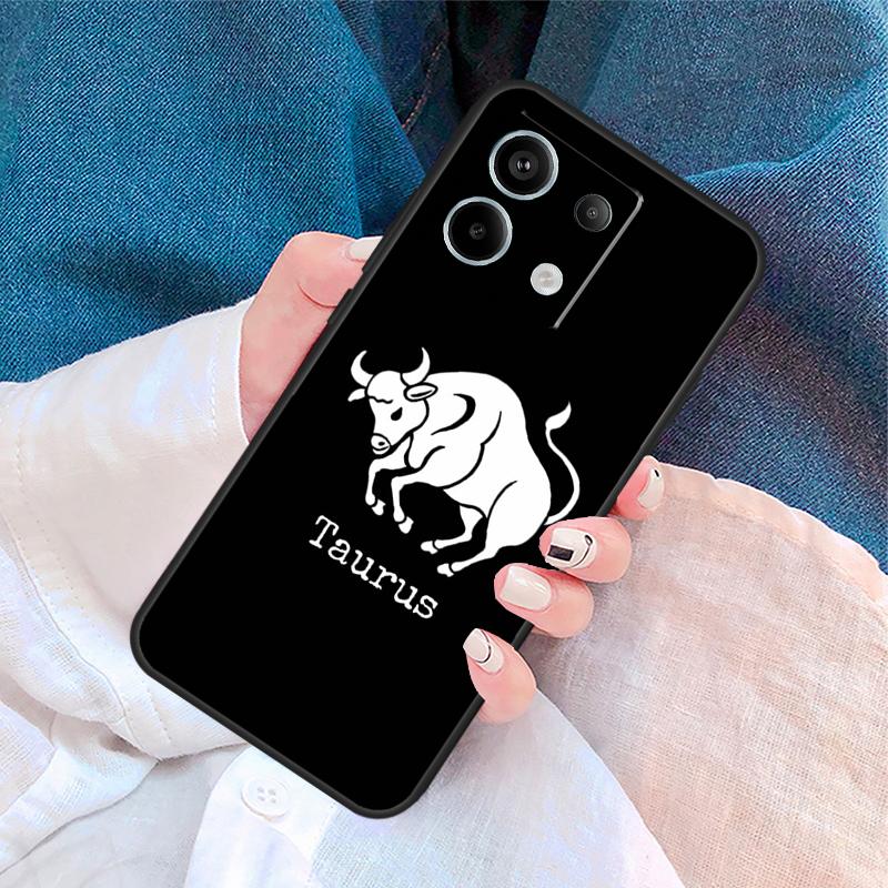 Taurus Bull Cover For Xiaomi Redmi Note 14 13 11 9 10 12 Pro 9S 10S 11S 12S Redmi 14C 10C 12C 13C Case