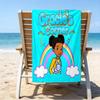 Proof Beach Towel with a Gracie's Corner3 Pattern - Soft,absorbent,quick-drying,machine Washable - Perfect for Swimming,camping,bathing