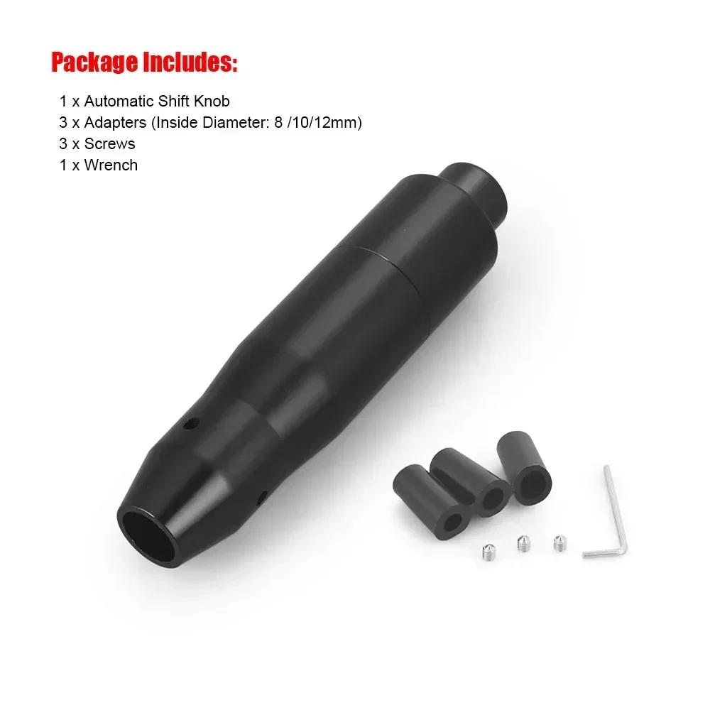 1pcs for Automatic Transmission with Press Down Release Button Aluminum Automatic Stick Gear Shift Knob